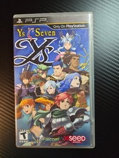 Ys Seven 7 Sony PSP PlayStation Portable Complete CIB w/ Manual Action RPG XSEED