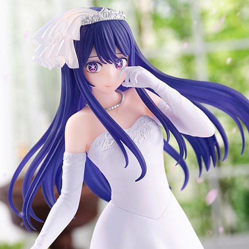Figurine Oshi No Ko Ai Hoshino Bridal Dress en PVC haute qualité finitions premium 1/7