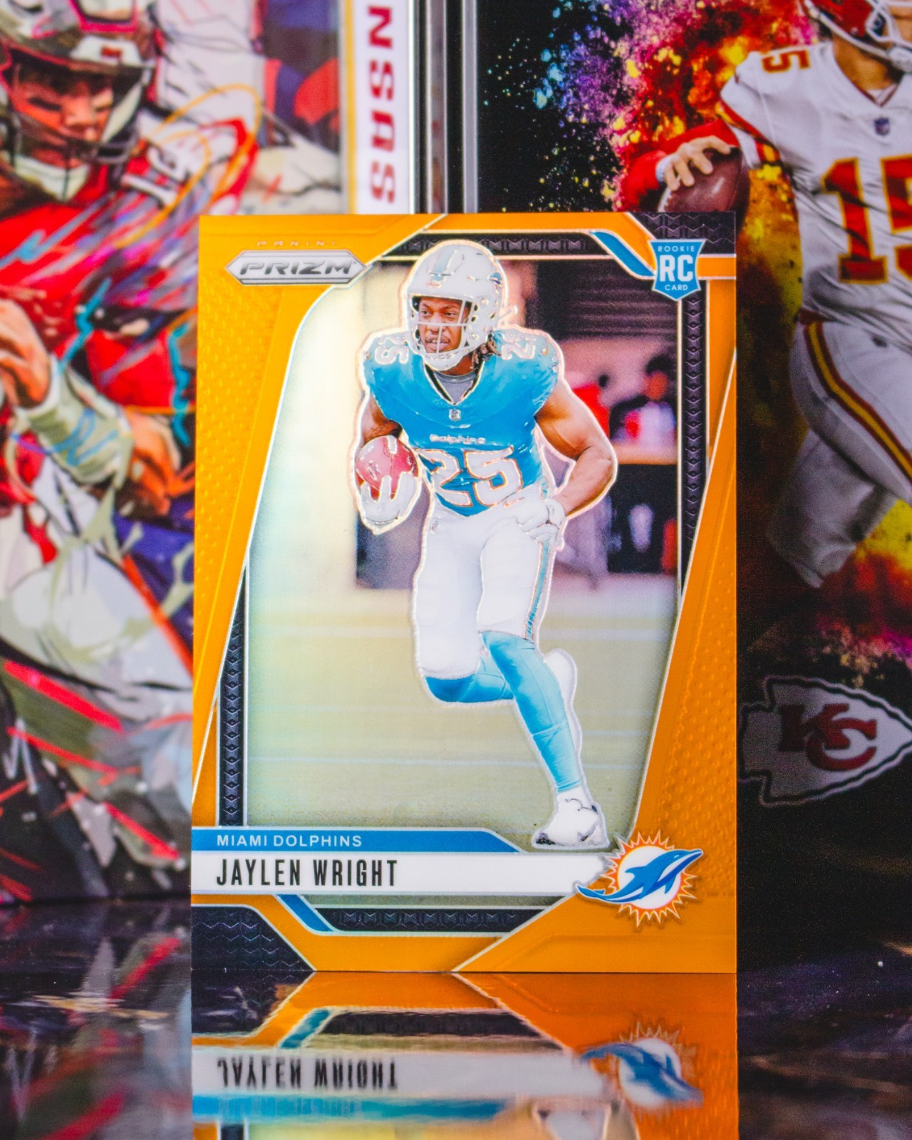 2024 Panini Prizm #348 Jaylen Wright Orange Prizm /249