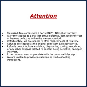 17-20 Jaguar F-Pace 3.0L Turbo Supercharger 108k OEM LKQ