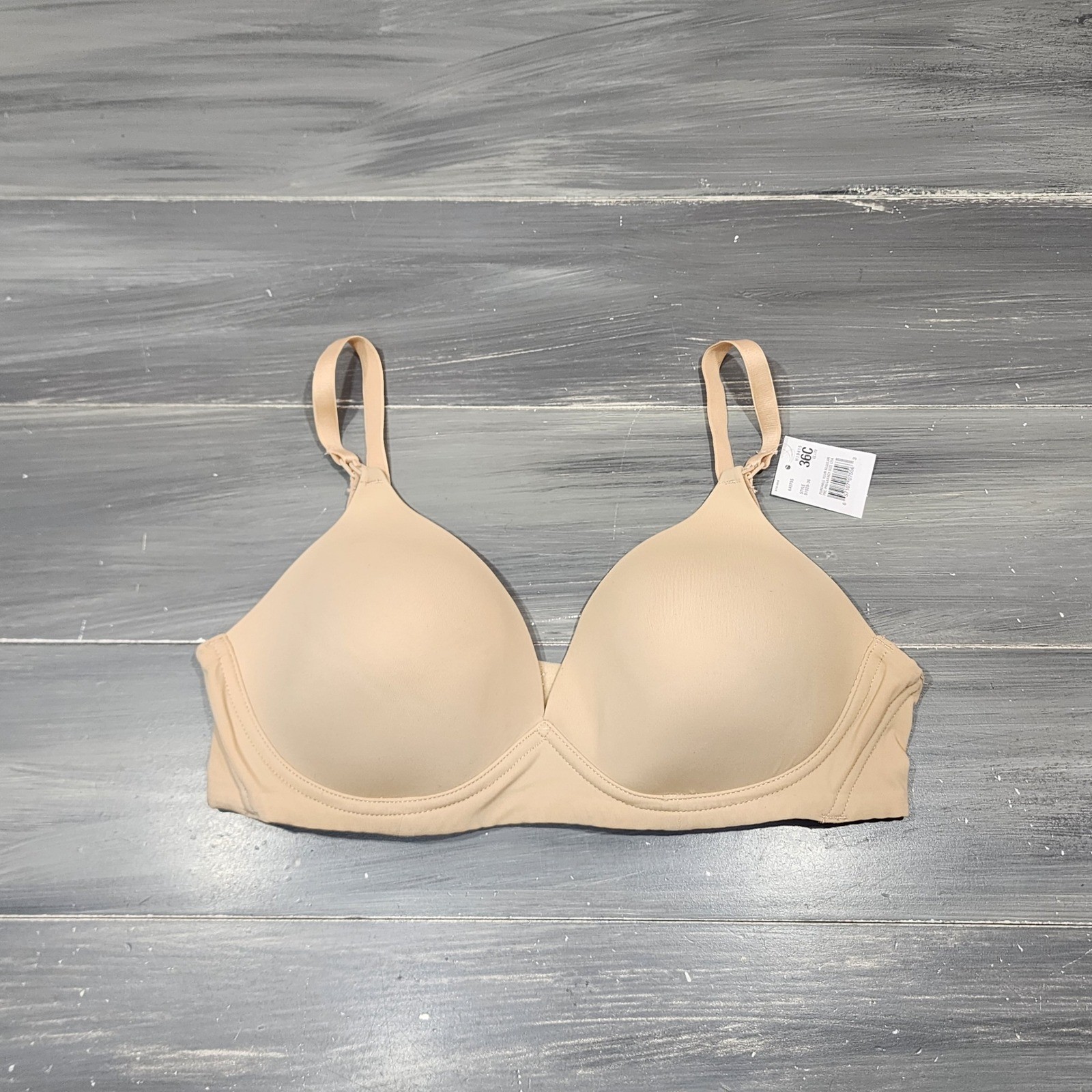 Motherhood Intimates Womens Beige Wireless Nursing Bra 36C NWT