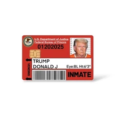 Inmate Trump Credit Card Sticker Debit Skin Decal Cover