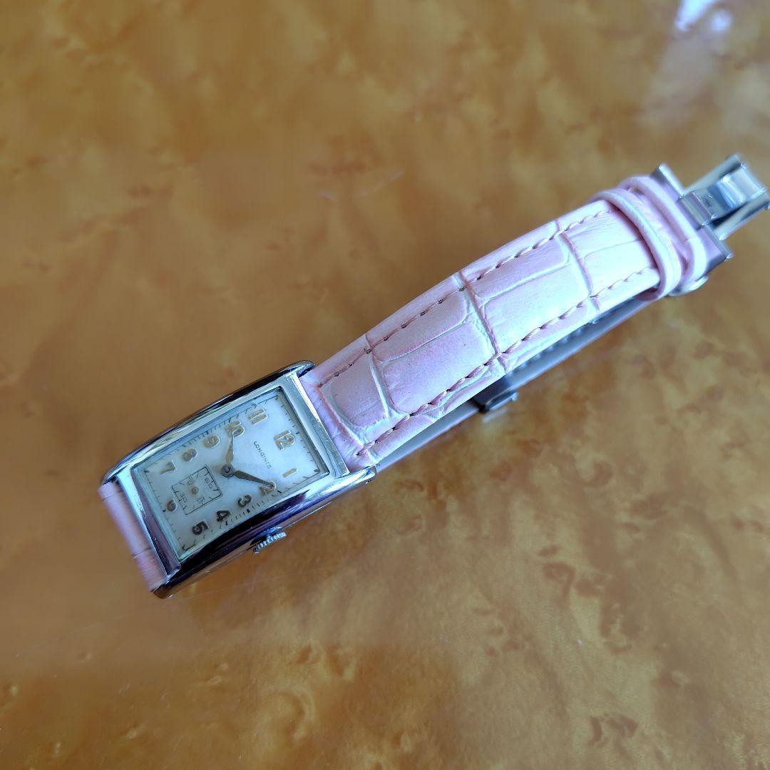 Longines Antique Manual Winding Rectangular Carve… - image 3