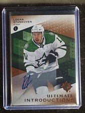 2024-25 Ultimate Introductions Logan Stankoven Rookie Auto