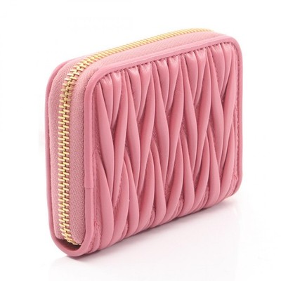 Miu Miu MATELASSE'MIU Coin purse Wallet 5MM268AFPPF0638 leather