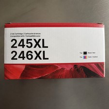 PG-245 XL/CL-246 XL High Capacity Combo Pack for Canon 245XL/Black 246XL Color