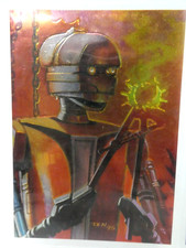 VINTAGE STAR WARS FINEST #88 EV-9D9 DROIDS TOPPS 1996 CHROMIUM COLLECTOR CARD
