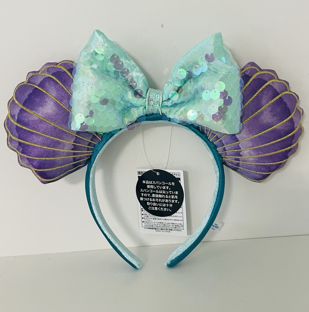 Disney Tokyo Japan Minnie Ears Headband The Little Mermaid  display picture 2