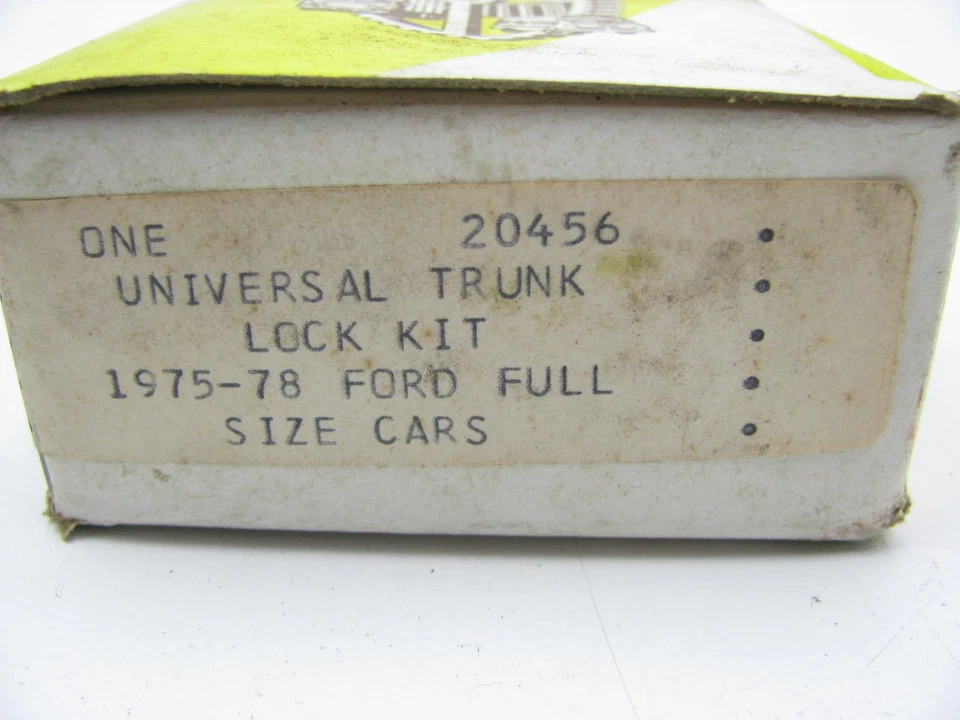 Mechanics Choice 20456 Universal Trunk Lock Kit 1975-1978 Ford Full Size Cars Foto 3 de 3