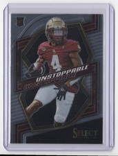 2023 Panini Select Draft Picks Unstoppable Zay Flowers Rookie Boston College