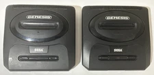 SEGA Genesis Model MK-1631 Console Only FOR PARTS OR REPAIR Untested Lot of 2