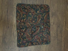 Croscill Home Derby Green Gold Red Standard Pillow Sham 29”x23”