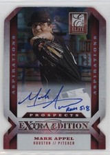 2013 Elite Extra Edition Aspirations Die-Cut Signatures Mark Appel Auto 0u66