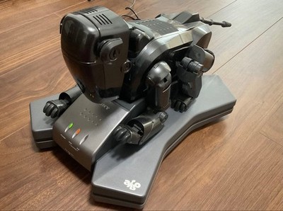 Sony AIBO ERS-111 Black Metallic Robot Dog Junk for Parts Repair