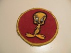 TWEETY BIRD LOONEY TUNES WARNER BROTHERS CARTOON TELEVISION CLOTH USED PATCH — photo 1