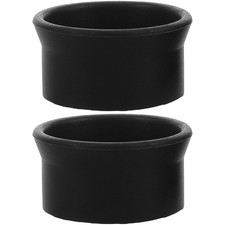 2 Pcs Microscope Eyepiece Cover Rubber Protector Binoculars Parts