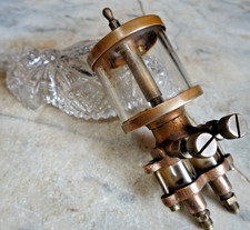 Antique RARE "NEWTONS MACHINE SHOP"  2 DRIP OILER CLEVELAND  MARITIME  MACHINIST