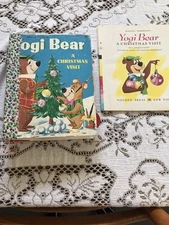 Altered Yogi Bear's Christmas Junk Journal 5 Signatures 110 Pages Pockets