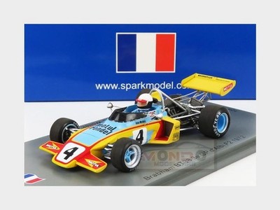 1:43 SPARK Brabham F2 Bt38 #4 D'Albi Gp 1972 B.Wollek Yellow SF243 Modellbau