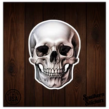 Human Skull - Vinyl Decal Sticker - Car Window Laptop - ebn9717
