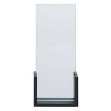 Cal-Mil 1510-411 Black Plastic Sign Holders with"U" Shaped Base 4 1/4"L x 2