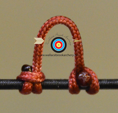 3 Pack Root Beer Archery Release Bow String Nock D Loop Bowstring BCY #24