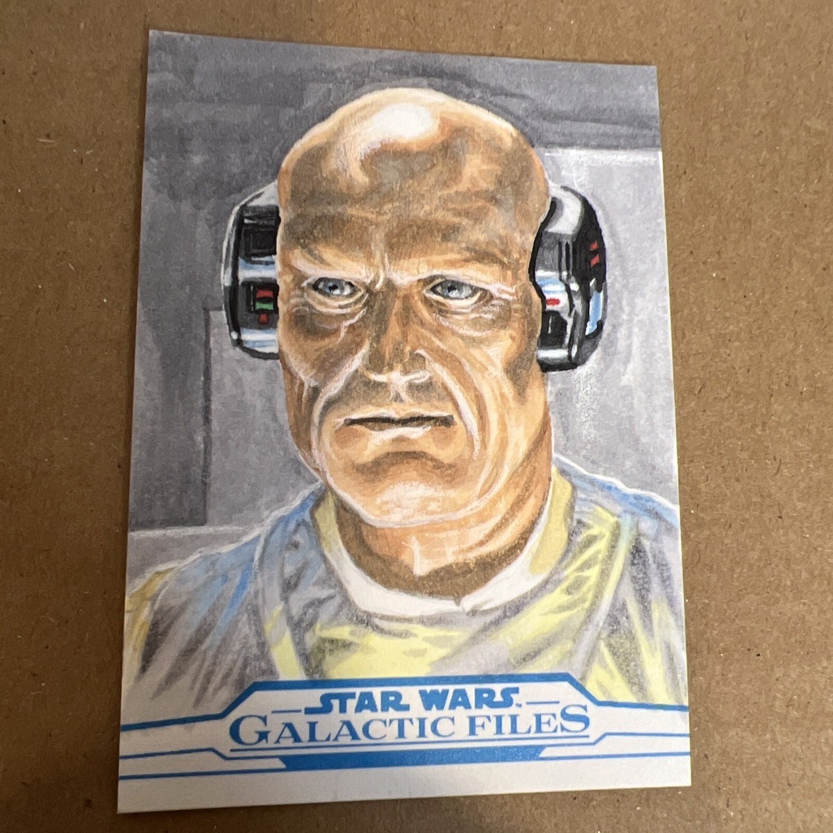 Lobot 2018 Topps Star Wars Lobot Galactic Files Sketch Card by