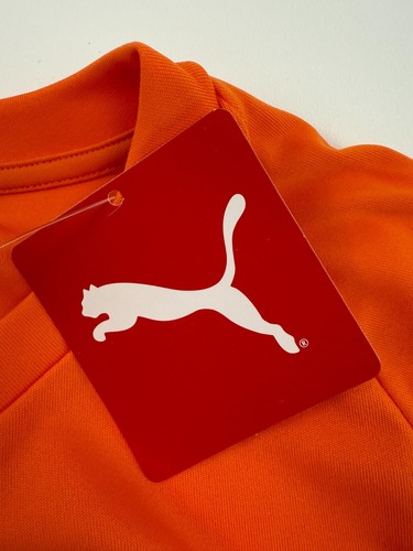 Puma Youth Unisex Liga Jersey Core Jr Short Sleeve Athletic Shirt Orange L NWT - Picture 5 of 10