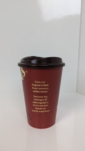 Tim Hortons 2017 12oz Reusable Travel Coffee Cup with lid - Picture 3 of 8