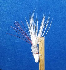 12 Grandpa's Crappie Jig 1/8oz Mustad #4 Hook Deer Belly Hair Tail w/Flash!!