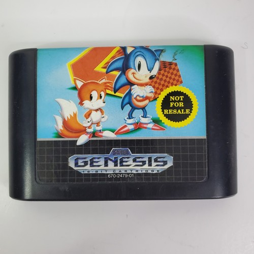 Sonic the Hedgehog 2 (SEGA Genesis 1992) Cartridge Only - Not For Resale Version