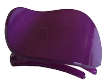 Parcelona France Onde Purple Plum Small 2 3/4" Celluloid Made in France Side ...
