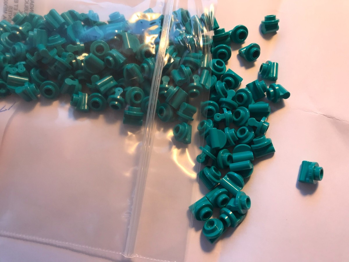 LEGO-NEW-#79194-DARK TURQUOISE-PLATE 1 X 1 ROUND W/BAR HANDLE/LONG
