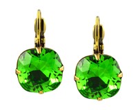 Liz Palacios Antique Gold Plated Round Drop Earrings Liz Palacios Antique Gold Plated Round Drop Earrings