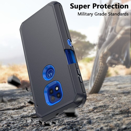 For Motorola Moto G Power 2021/2022 Case,Shockproof Cover+Glass Screen Protector - Picture 20 of 30