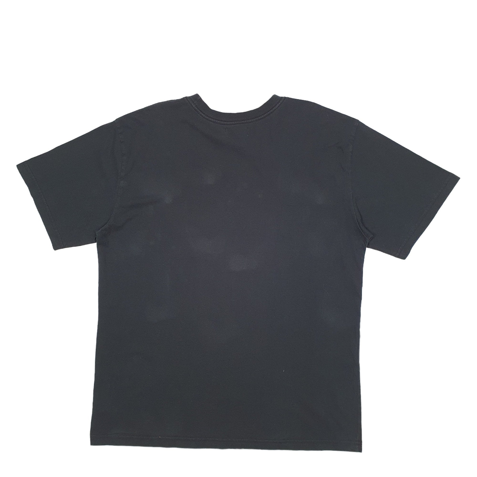 ADIDAS Black T Shirt Tee Spellout Short Sleeve Cotton Blend Mens XL image 2
