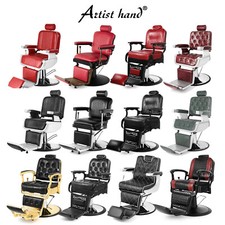 Artist Hand Vintage All Purpose Hydraulic Barber Chair Reclining HeavyDuty Salon