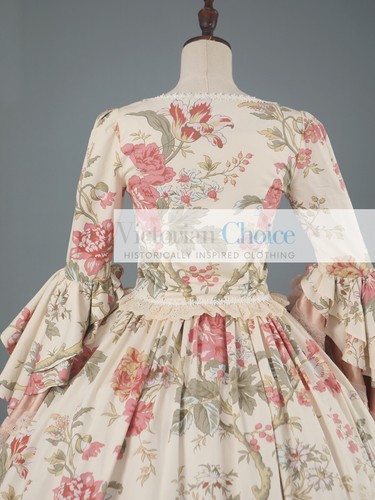 Renaissance Marie Antoinette Gown Bridgerton Queen Princess Dress Halloween 146 - Picture 6 of 6