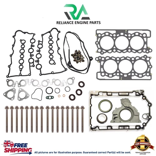 306DT 3.0L D TDV6 HEAD SET HEAD GASKET FRONT REAR SEAL TRIGGER WHEEL HEAD BOLTS