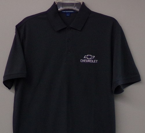 Chevrolet Chevy Embroidered Bow Tie Logo Mens Polo Shirt XS-6XL, LT-4XLT New - Picture 2 of 25