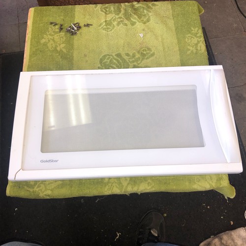 Goldstar MV1515W. Microwave Door Assy. Damaged Parts Or Repair eBay