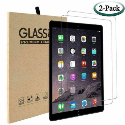 2er-Pack Displayschutzfolie Hartglas für Apple iPad Air 9.7 10.2 Pro 10.5 Mini