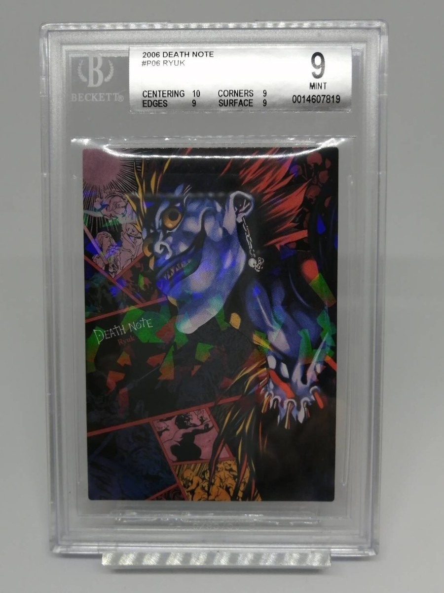 その他 DEATH NOTE Death Note Trading Card P Parallel JPN Beckett BGS 9 Ryuk #P06 | eBay