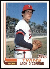 Jack O'Connor #353 1982 Topps