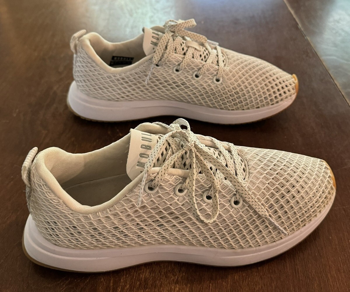 NOBULL Diamond Mesh FLEX Runner SNEAKERS in White UNISEX  display picture 1