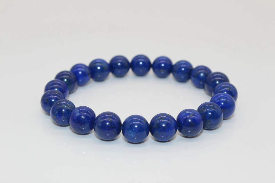 Lapislazuli Armband AAA 8-9-10-12-14mm Power Geschliffen Heilsteine Natursteine - Bild 4 von 4
