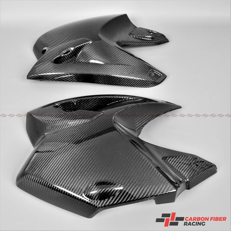 2004-2007 BMW R1200GS Upper Side Covers - 100% Carbon Fiber - Image 2 of 3