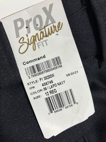 Flying Cross Pro X Signature Fit Command Uniform Pant LAPD Navy Size 12 R (b127) - Picture 14 of 17