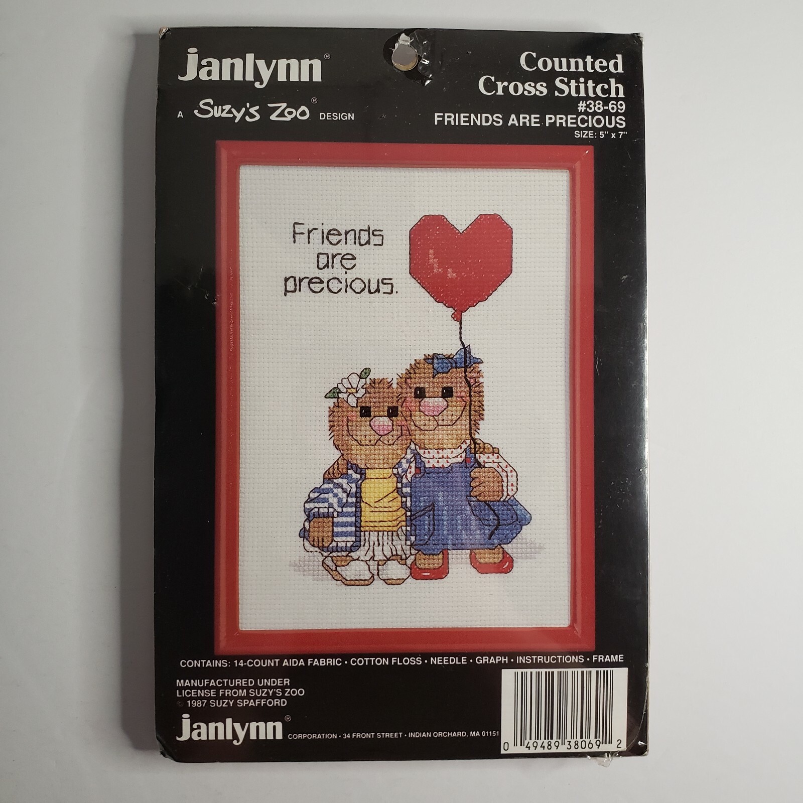 Janlynn Counted Cross Stitch Kit Friends Are Precious 5 by 7 Inches