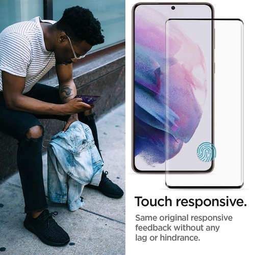 Full Cover Screen Protector Tempered Glass For Samsung Galaxy S21 Plus/S21 Ultra - Picture 4 of 16